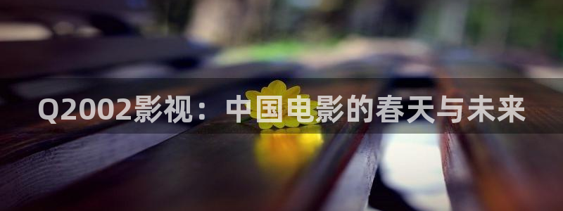 日本玖玖視頻：Q2002影視：中國(guó)電影的春天與未來